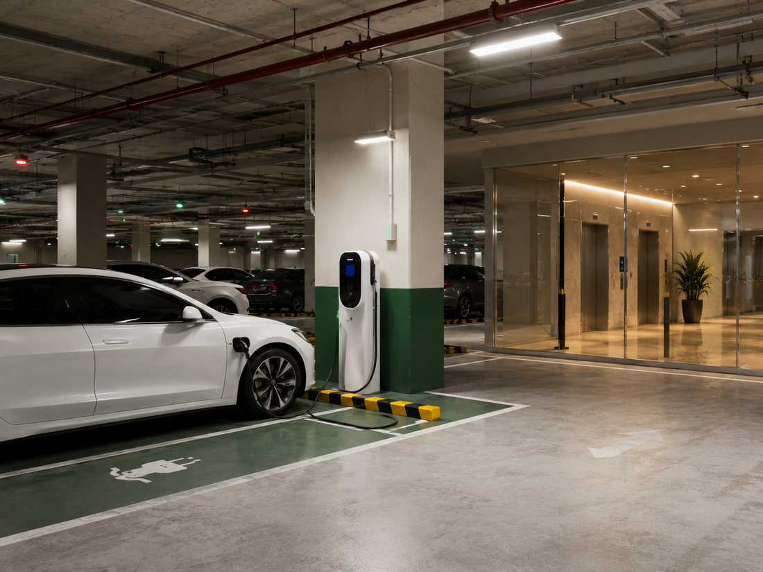 AC EV charging station